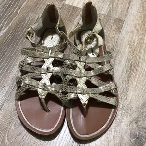 Tommy Bahama Gold Sandals 6.5